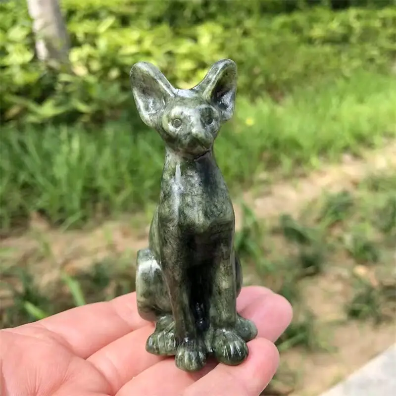 Natural Green Jade Cartoon Carving Cute Handmade Carved Polished Healing Statue For Home Decoration Gift 1pcs
Natural Green Jade Cartoon Carving Cute Handmade Carved Polished Healing Statue For Home Decoration Gift 1pcs