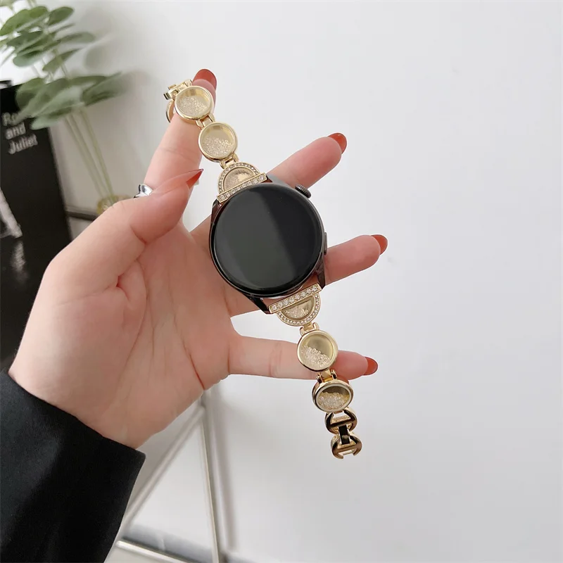Ремешок для Samsung Galaxy Watch 4 3 Classic 5 Pro Active 2/Gear S3, браслет с сыпучим песком и блестками для Huawei Watch GT 2 3, 22 мм 20 мм
Ремешок для Samsung Galaxy Watch 4 3 Classic 5 Pro Active 2/Gear S3, браслет с сыпучим песком и блестками для Huawei Watch GT 2 3, 22 мм 20 мм