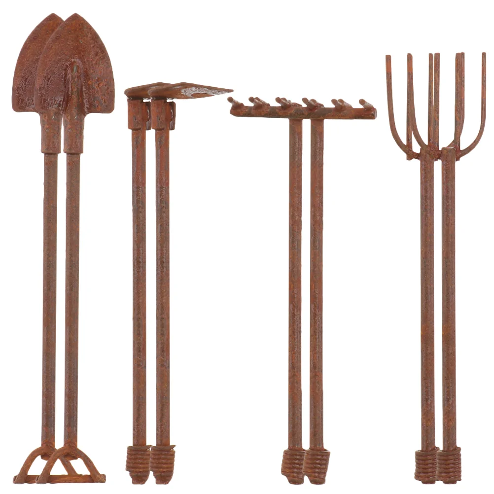 8 Pcs Mini Garden Plant Tools Gardening and Landscaping Ornaments Tiny House Decor Brown Iron Repair
8 Pcs Mini Garden Plant Tools Gardening and Landscaping Ornaments Tiny House Decor Brown Iron Repair