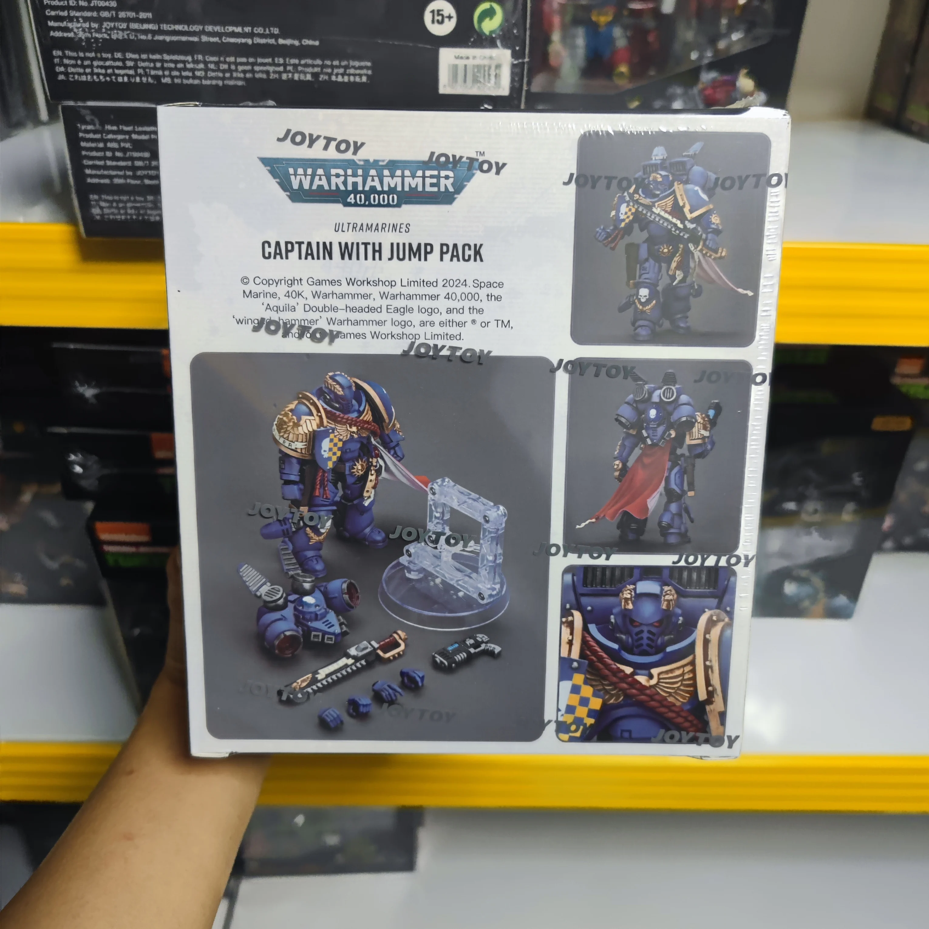 【Доставка в течение 24 часов】Фигурка JOYTOY Warhammer 40K Ultramarines Captain with Jump Pack 1/18, модель игрушки-фигурки
【Доставка в течение 24 часов】Фигурка JOYTOY Warhammer 40K Ultramarines Captain with Jump Pack 1/18, модель игрушки-фигурки