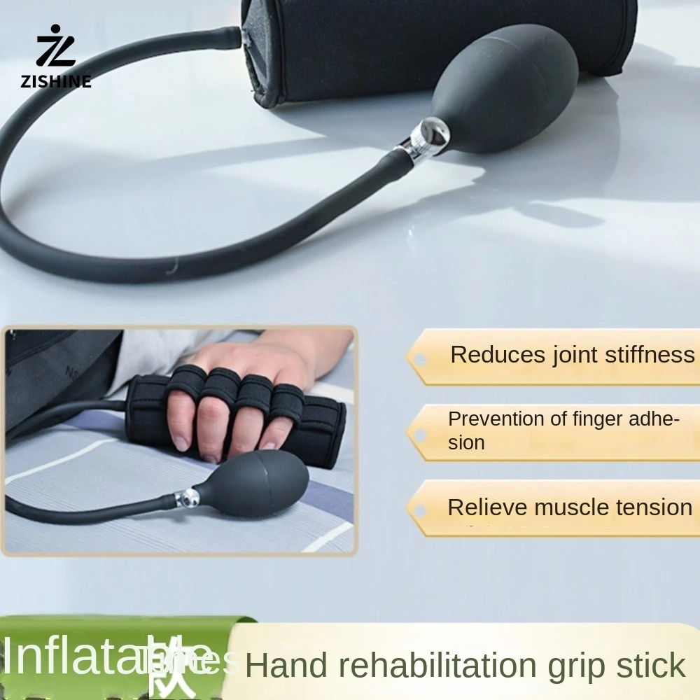 Portable inflatable grip strength rehabilitation trainer with adjustable air pressure, suitable for hand training in the elderly
Portable inflatable grip strength rehabilitation trainer with adjustable air pressure, suitable for hand training in the elderly