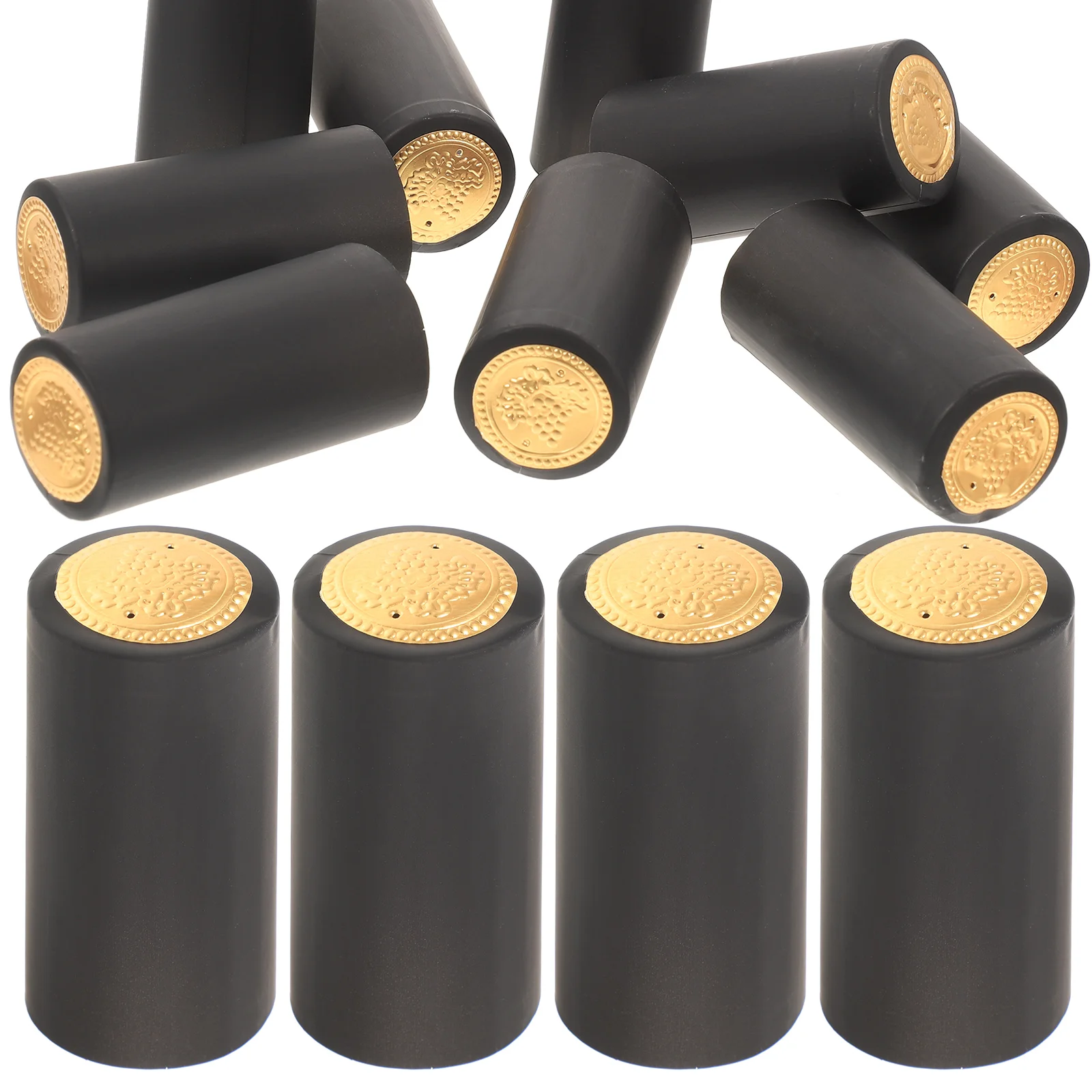 200pcs Bottle Caps Heat Shrink Seals PVC Easy Use Occasions Home Bar Accessories Black Topper Bottle
200pcs Bottle Caps Heat Shrink Seals PVC Easy Use Occasions Home Bar Accessories Black Topper Bottle