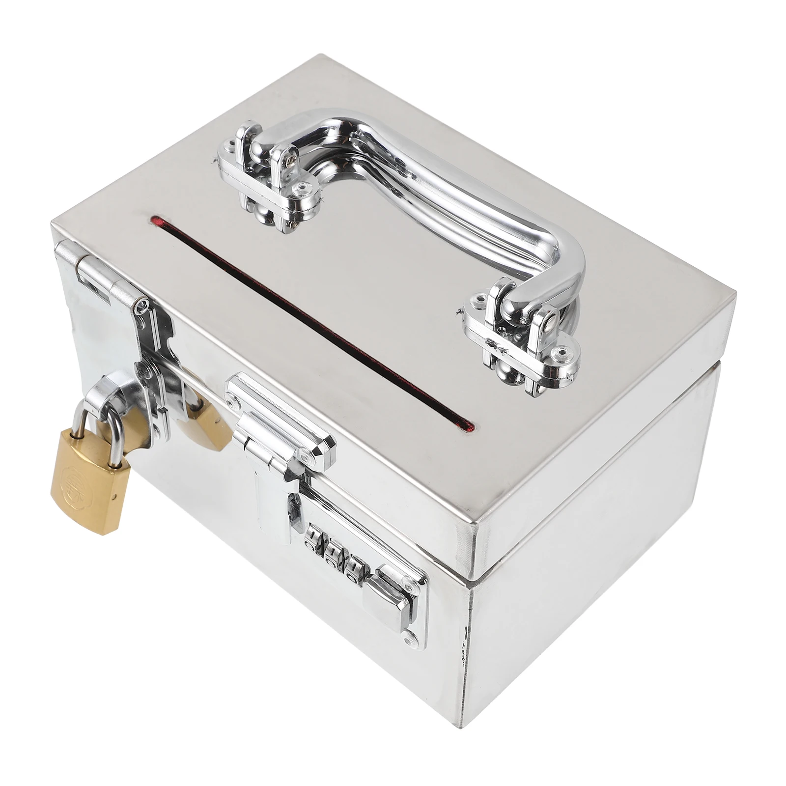 Lockable Stainless Steel Piggy Bank Password Box Money Saving Jar Adults Coin Bank 50000 Capacity Metal Savings Home Office
Lockable Stainless Steel Piggy Bank Password Box Money Saving Jar Adults Coin Bank 50000 Capacity Metal Savings Home Office
