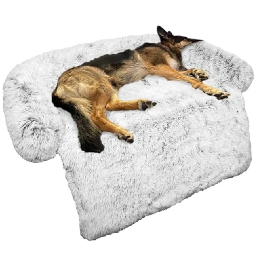 Calming Dog Bed Fluffy Plush Dog Mat for Furniture Protector with Removable Washable Cover for Large Medium Small Dogs and Cats
Calming Dog Bed Fluffy Plush Dog Mat for Furniture Protector with Removable Washable Cover for Large Medium Small Dogs and Cats