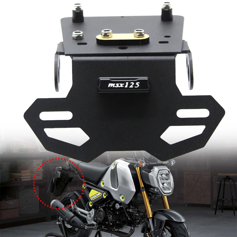 Fit For HONDA MSX 125 Grom 2021-2022 Motorcycle Accessories Fender Eliminator License Plate Holder With LED Light Fender
Fit For HONDA MSX 125 Grom 2021-2022 Motorcycle Accessories Fender Eliminator License Plate Holder With LED Light Fender