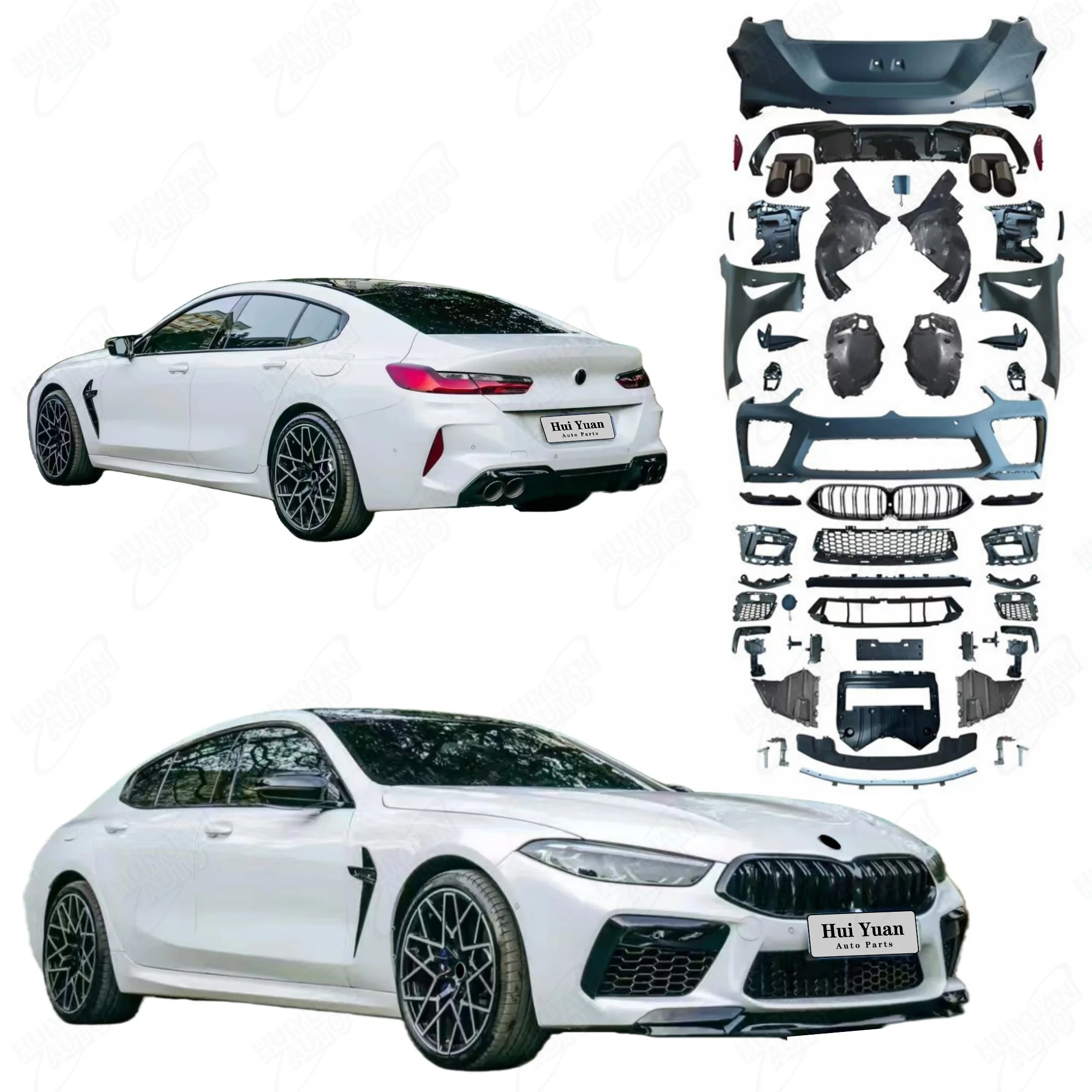 1:1 Widebody M8 Style Car Bumper Head Light and Tail Light Bodykit for 8 Series G14 G15 2 Door Body Kit 2019-2025
1:1 Widebody M8 Style Car Bumper Head Light and Tail Light Bodykit for 8 Series G14 G15 2 Door Body Kit 2019-2025