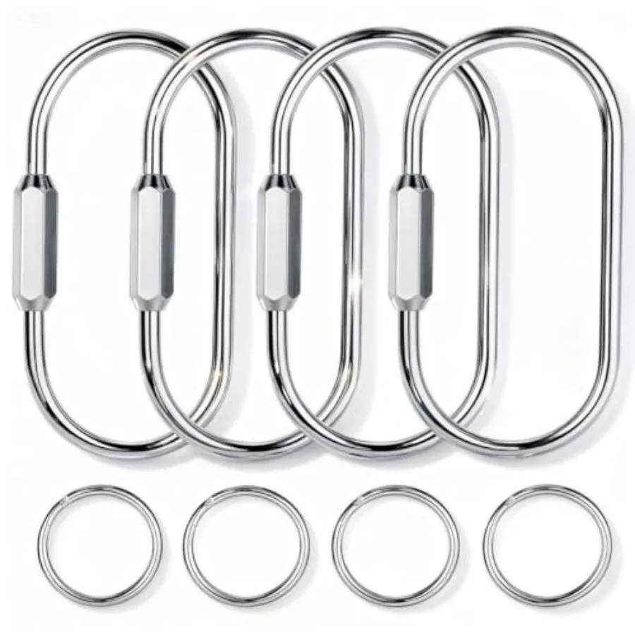 Tiezzi Gold Brass Key Rings, Carabiner Clip for Labubu Lock Keychain, Screw Lock Keys Organizer, Purse Bag Accessories Charms
Tiezzi Gold Brass Key Rings, Carabiner Clip for Labubu Lock Keychain, Screw Lock Keys Organizer, Purse Bag Accessories Charms