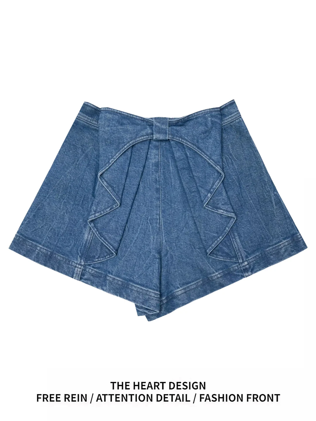 High Waist A-Line Denim Shorts Women's Summer 2026 New Loose Fit Knot Design Hot Pants Vintage Washed Casual Wear
High Waist A-Line Denim Shorts Women's Summer 2026 New Loose Fit Knot Design Hot Pants Vintage Washed Casual Wear