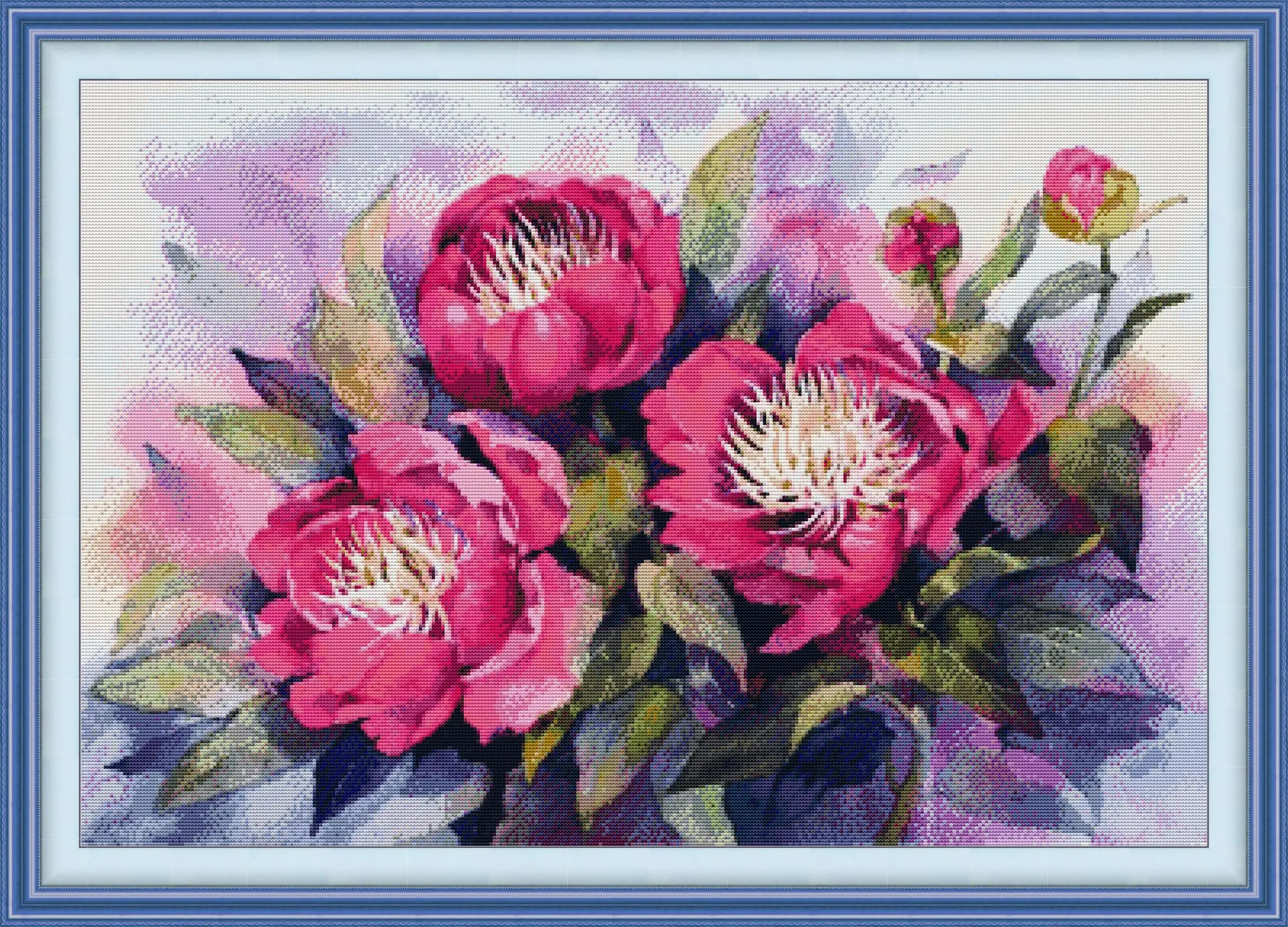 Полный набор для вышивки крестом Maydear, ткань Aida 11CT/14CT/16CT/9CT, набор для вышивания ниток DMC - акварельный пион 
Полный набор для вышивки крестом Maydear, ткань Aida 11CT/14CT/16CT/9CT, набор для вышивания ниток DMC - акварельный пион