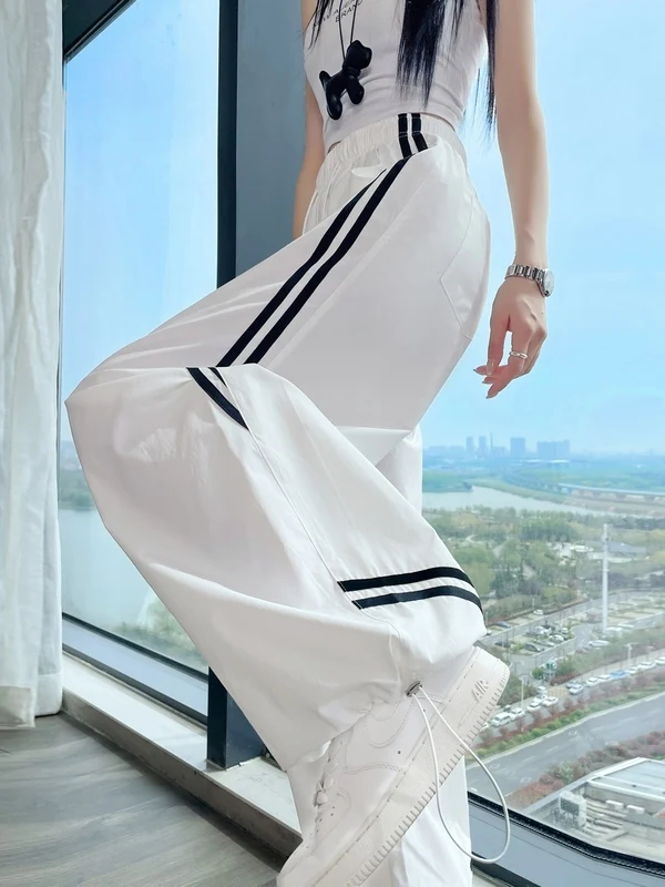 High Waist Workwear Pants Summer 2026 Casual Sporty Wide Leg Two-Way Wear Cuffed Women's plus Size Trousers Polyester Fiber
High Waist Workwear Pants Summer 2026 Casual Sporty Wide Leg Two-Way Wear Cuffed Women's plus Size Trousers Polyester Fiber