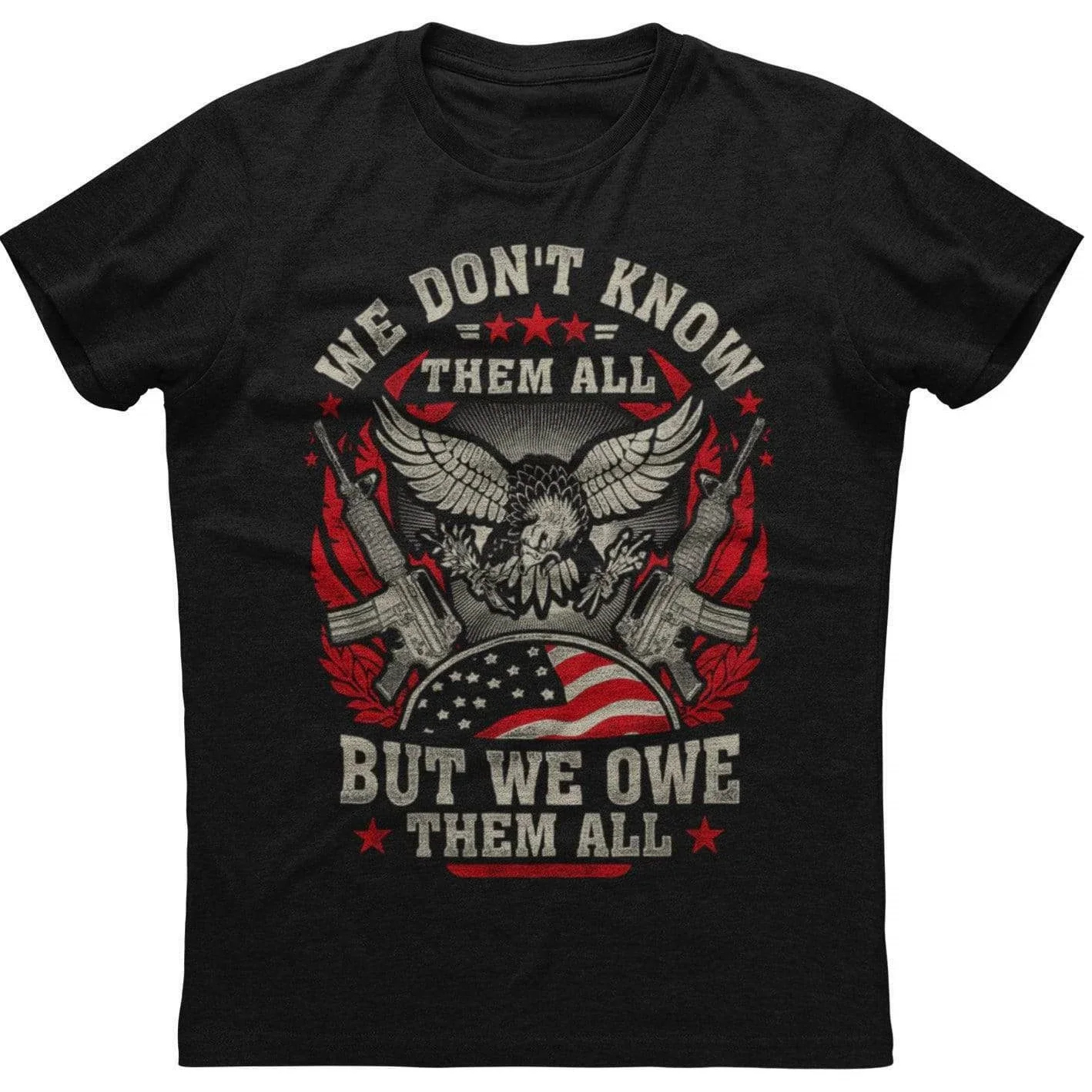 We Don't Know Them All, Eagle Printed Men's New Patriotic Black T-shirt Men's 100% Cotton Casual T-shirts Loose Top Size S-3XL
We Don't Know Them All, Eagle Printed Men's New Patriotic Black T-shirt Men's 100% Cotton Casual T-shirts Loose Top Size S-3XL