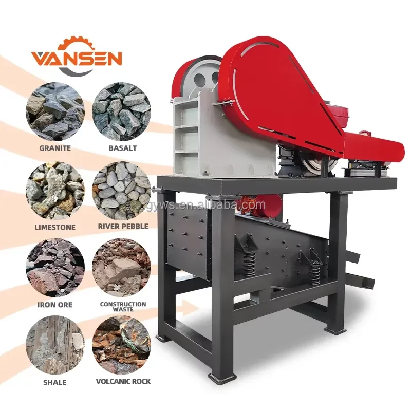 Small Scale Mining Machinery Laboratorype 150x250 Model Jaw Crusher with Vibrating Screen
Small Scale Mining Machinery Laboratorype 150x250 Model Jaw Crusher with Vibrating Screen