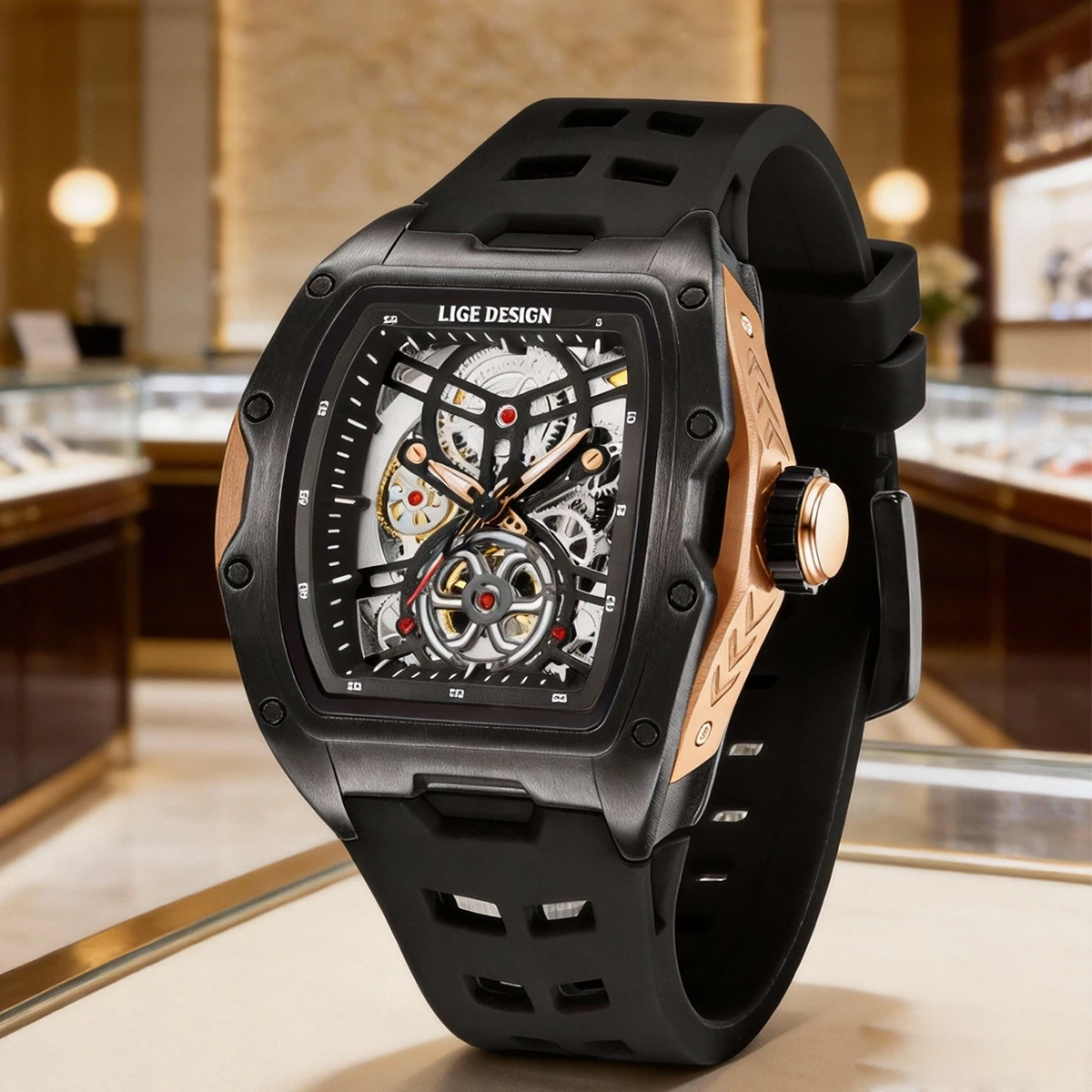 Мужские спортивные часы LIGE 2025 New Luxury Movt, автоматические, механические, с ремешком.
Мужские спортивные часы LIGE 2025 New Luxury Movt, автоматические, механические, с ремешком.