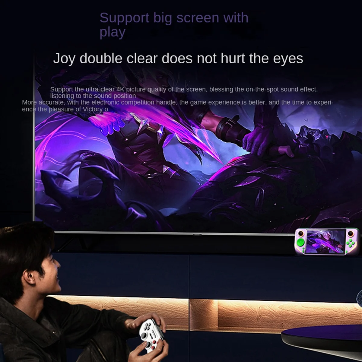 B47C E6 Plus Handheld Game Console+2xController 64G+15000Games 5 Inch Portable Arcade Video Game Console Support Connect TV C
B47C E6 Plus Handheld Game Console+2xController 64G+15000Games 5 Inch Portable Arcade Video Game Console Support Connect TV C