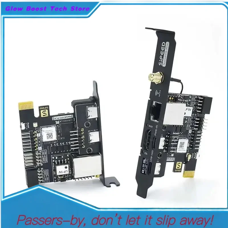 Glow Sipeed NanoKVM-PCIe Remote Control /Power /Desktop Maintenance Server UART USB RISC-V PiKVM
Glow Sipeed NanoKVM-PCIe Remote Control /Power /Desktop Maintenance Server UART USB RISC-V PiKVM
