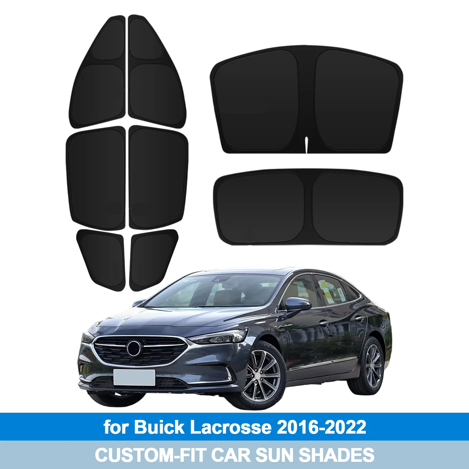 For Buick Lacrosse 2016-2022 Windshield Sun Shade Side Window Shades Cover Sun Visor Shield Privacy Protection
For Buick Lacrosse 2016-2022 Windshield Sun Shade Side Window Shades Cover Sun Visor Shield Privacy Protection