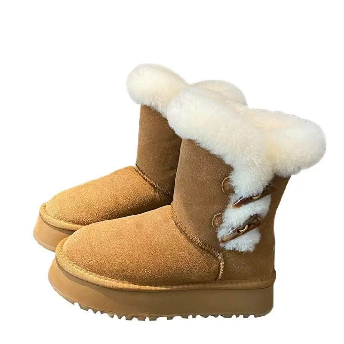 Новинка зимы 2026, зимние сапоги средней длины на толстой подошве с бантом и пушистым носком, плюс пушистые толстые хлопковые ботинки, повседневное все
Новинка зимы 2026, зимние сапоги средней длины на толстой подошве с бантом и пушистым носком, плюс пушистые толстые хлопковые ботинки, повседневное все