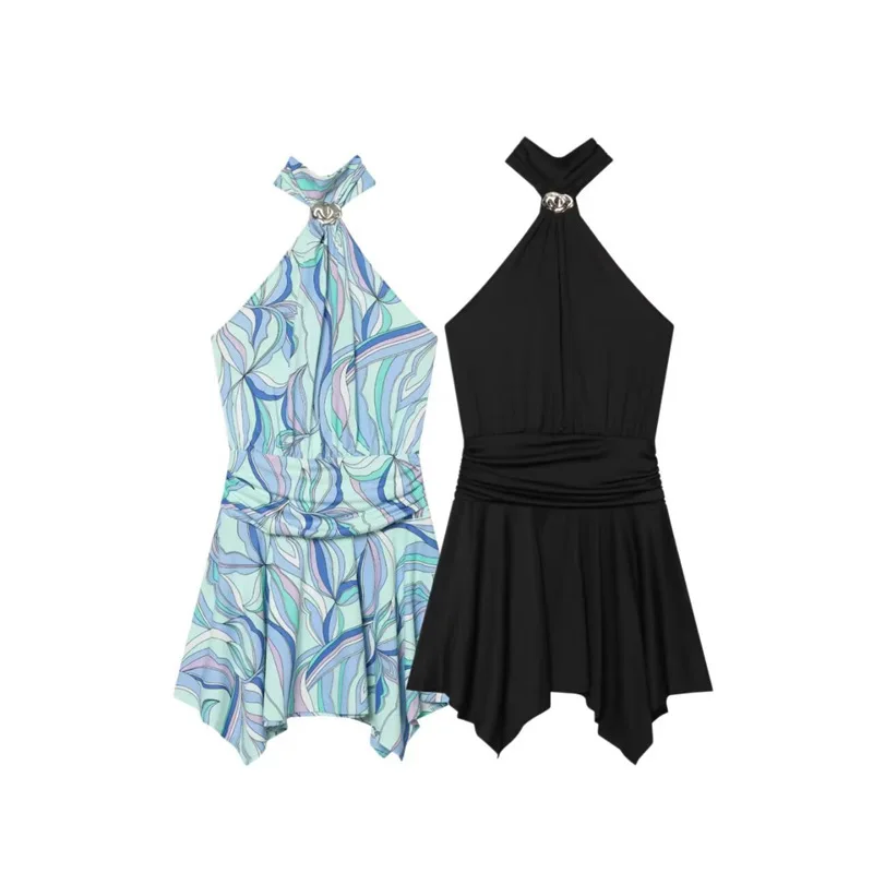 Dave&di Horn Skirt, Hanging Neck Collar, Hanging Neck Short Dress Woman Clothes Dress Elegant Party Dresses Vestidos Women Dress
Dave&di Horn Skirt, Hanging Neck Collar, Hanging Neck Short Dress Woman Clothes Dress Elegant Party Dresses Vestidos Women Dress