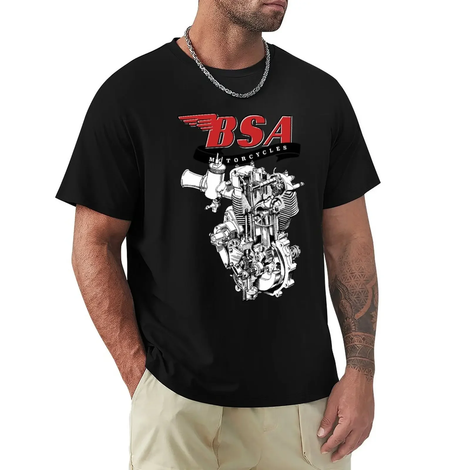 British Classic Motorcycle - BSA Goldstar Engine T-Shirt sports fans vintage boys animal print Men's clothing
British Classic Motorcycle - BSA Goldstar Engine T-Shirt sports fans vintage boys animal print Men's clothing