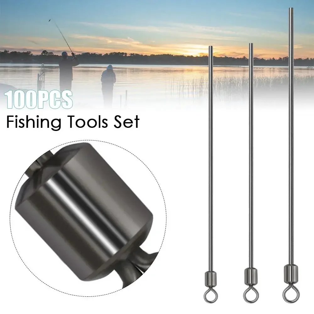 100pcs Portable Sinker Lock Carp Punch Tokyo Rig Kit Carp Terminal Tackle Swivels Fishing Tools Set
100pcs Portable Sinker Lock Carp Punch Tokyo Rig Kit Carp Terminal Tackle Swivels Fishing Tools Set