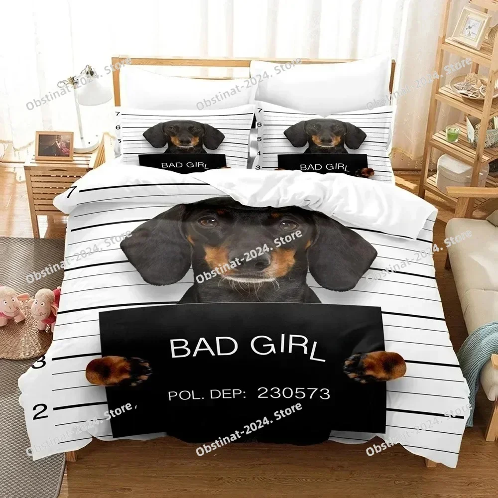 2024 Cute dog Bedding Set Pet dog Printed single Comforter Quilt Bed Cover Duvet Cover Pillow Case 3 Pieces Sets Kids Adult Size
2024 Cute dog Bedding Set Pet dog Printed single Comforter Quilt Bed Cover Duvet Cover Pillow Case 3 Pieces Sets Kids Adult Size