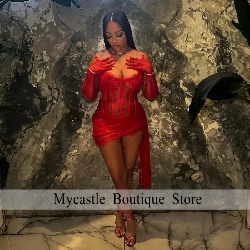 Сексуальные кружевные коктейльные платья без бретелек, корсетное вечернее платье, женская одежда для ночного клуба, короткие платья для выпускного вечера по индивидуальному заказу
Сексуальные кружевные коктейльные платья без бретелек, корсетное вечернее платье, женская одежда для ночного клуба, короткие платья для выпускного вечера по индивидуальному заказу