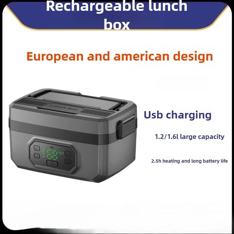 1600ml Rechargeable Wireless Heating Water-free Bento Box Student Bring Meals Large-capacity Portable Electric Heating Lunch Box
1600ml Rechargeable Wireless Heating Water-free Bento Box Student Bring Meals Large-capacity Portable Electric Heating Lunch Box