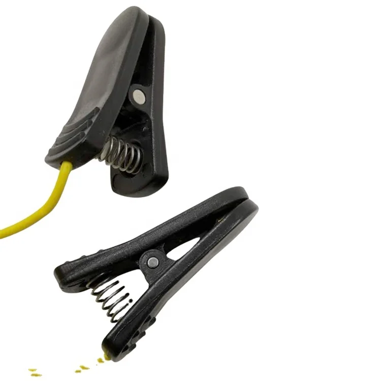Wholesale Medical Neurofeedback EEG Electrode Sintered Ag/AgCI/Gold Double Side Ear Clip with 5mm Din Tough-proof Connector
Wholesale Medical Neurofeedback EEG Electrode Sintered Ag/AgCI/Gold Double Side Ear Clip with 5mm Din Tough-proof Connector