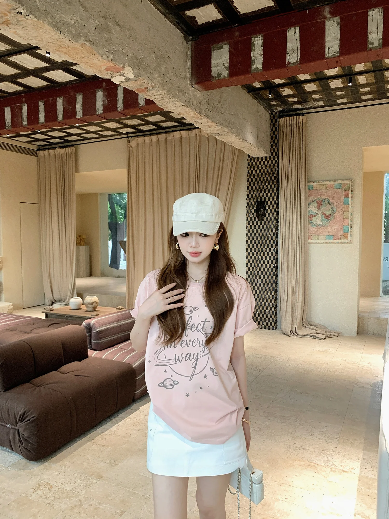 Slimming A-Line Skirt High Waist American Retro Workwear Short Cut Women's Summer Fashion Stylish Cotton Standard Fit
Slimming A-Line Skirt High Waist American Retro Workwear Short Cut Women's Summer Fashion Stylish Cotton Standard Fit