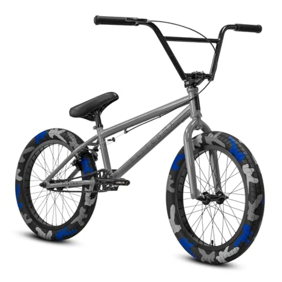 Freestyle BMX bicycle for urban riding, chromoly steel frame, matte black finish, 3-piece crank for durability and precision
Freestyle BMX bicycle for urban riding, chromoly steel frame, matte black finish, 3-piece crank for durability and precision