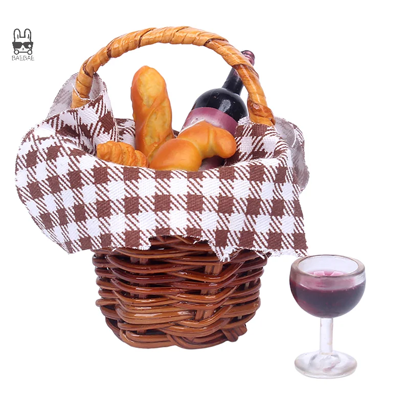 1 Set Picnic Basket Set Dollhouse Miniature Bread Basket Fabric Picnic Basket Kitchen Model Decor Toy Doll House Accessories
1 Set Picnic Basket Set Dollhouse Miniature Bread Basket Fabric Picnic Basket Kitchen Model Decor Toy Doll House Accessories