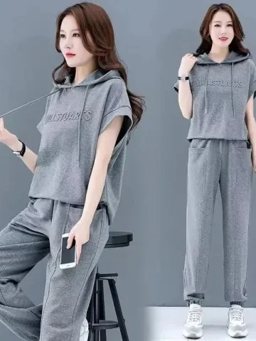 plus Size Fashionable Sportswear Set with Hood for Summer 2026 Korean Style Loose Fit Two Piece Set for plus Size Women
plus Size Fashionable Sportswear Set with Hood for Summer 2026 Korean Style Loose Fit Two Piece Set for plus Size Women