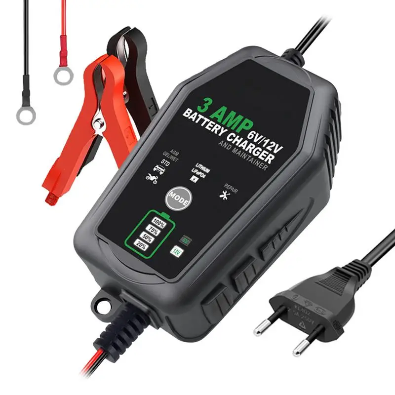Car Battery Maintainer Charger 6V And 12V Battery 3A Charger For Car Button Control Automotive Battery Trickle Charger For
Car Battery Maintainer Charger 6V And 12V Battery 3A Charger For Car Button Control Automotive Battery Trickle Charger For