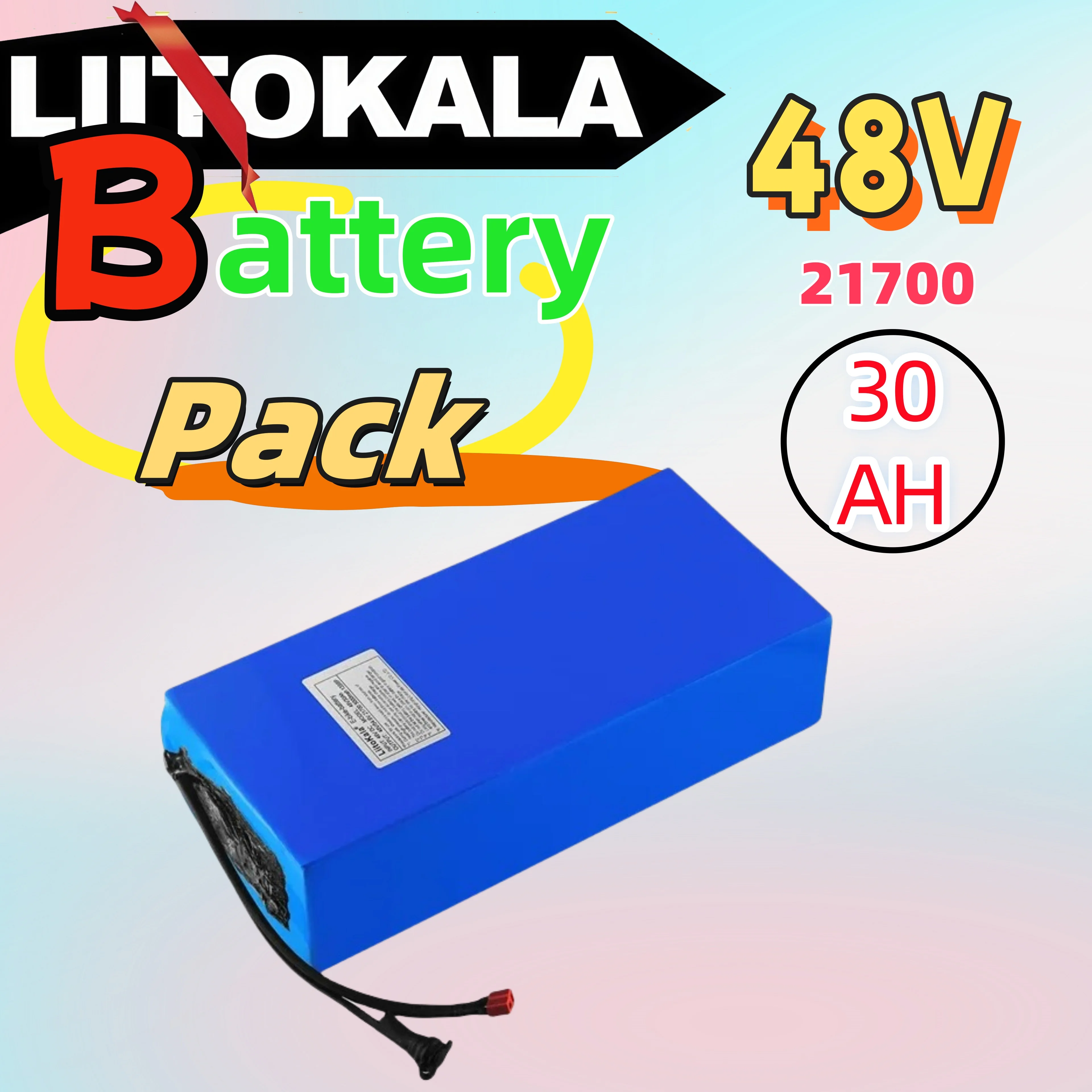 LiitoKala 48V 20ah 30ah 40ah 50ah 21700 30A BMS Lithium Battery Pack Electric bike Scooter motor
LiitoKala 48V 20ah 30ah 40ah 50ah 21700 30A BMS Lithium Battery Pack Electric bike Scooter motor
