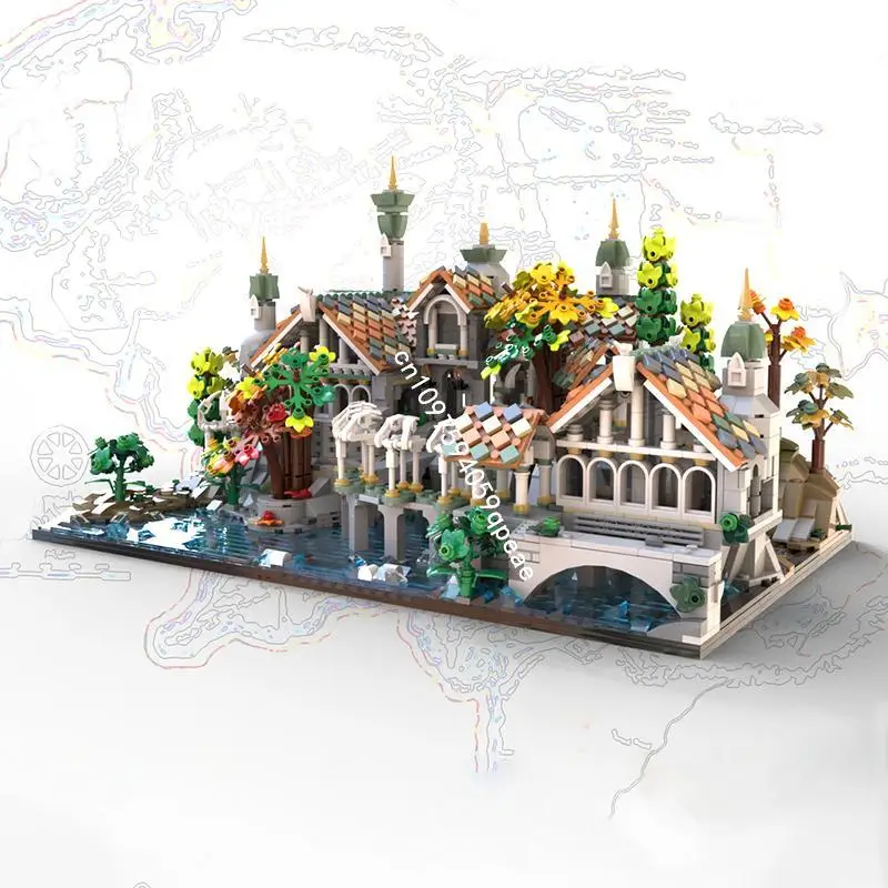 Новинка, 3250 шт., знаменитая серия фильмов «Кольца», Moc Mini Rivendelled, модель, строительные блоки, креативные идеи «сделай сам», детские игрушки, подарки на день рождения
Новинка, 3250 шт., знаменитая серия фильмов «Кольца», Moc Mini Rivendelled, модель, строительные блоки, креативные идеи «сделай сам», детские игрушки, подарки на день рождения