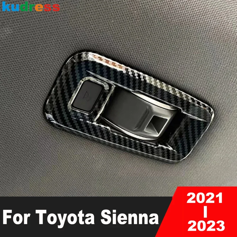 Задний фонарь для чтения на крыше автомобиля, накладка на панель для Toyota Sienna 2021 2022 2023, внутренние молдинги из углеродного волокна, аксессуары
Задний фонарь для чтения на крыше автомобиля, накладка на панель для Toyota Sienna 2021 2022 2023, внутренние молдинги из углеродного волокна, аксессуары