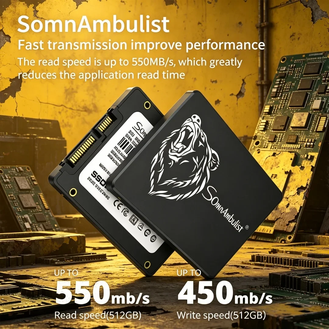 Fast Response Premium Pick Internal SSD SomnAmbulist 2.5 Sata3 Large Cache Design 480GB 960GB 128GB 512GB 1TB 2TB for Desktop PC
Fast Response Premium Pick Internal SSD SomnAmbulist 2.5 Sata3 Large Cache Design 480GB 960GB 128GB 512GB 1TB 2TB for Desktop PC