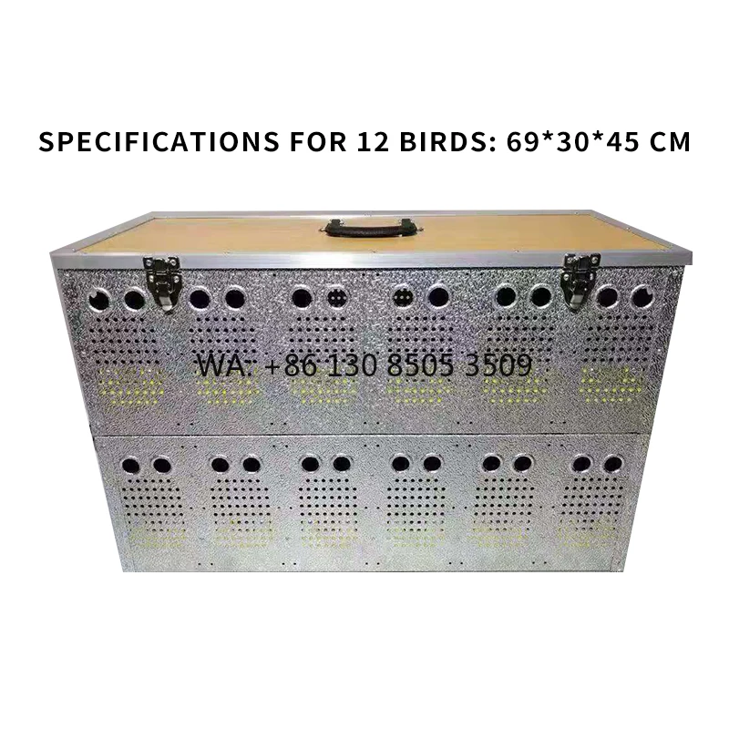 Sustainable Cage Carrier Transport Racing Pigeon Box Bird Cage Transport Pigeon Breeding Cage
Sustainable Cage Carrier Transport Racing Pigeon Box Bird Cage Transport Pigeon Breeding Cage