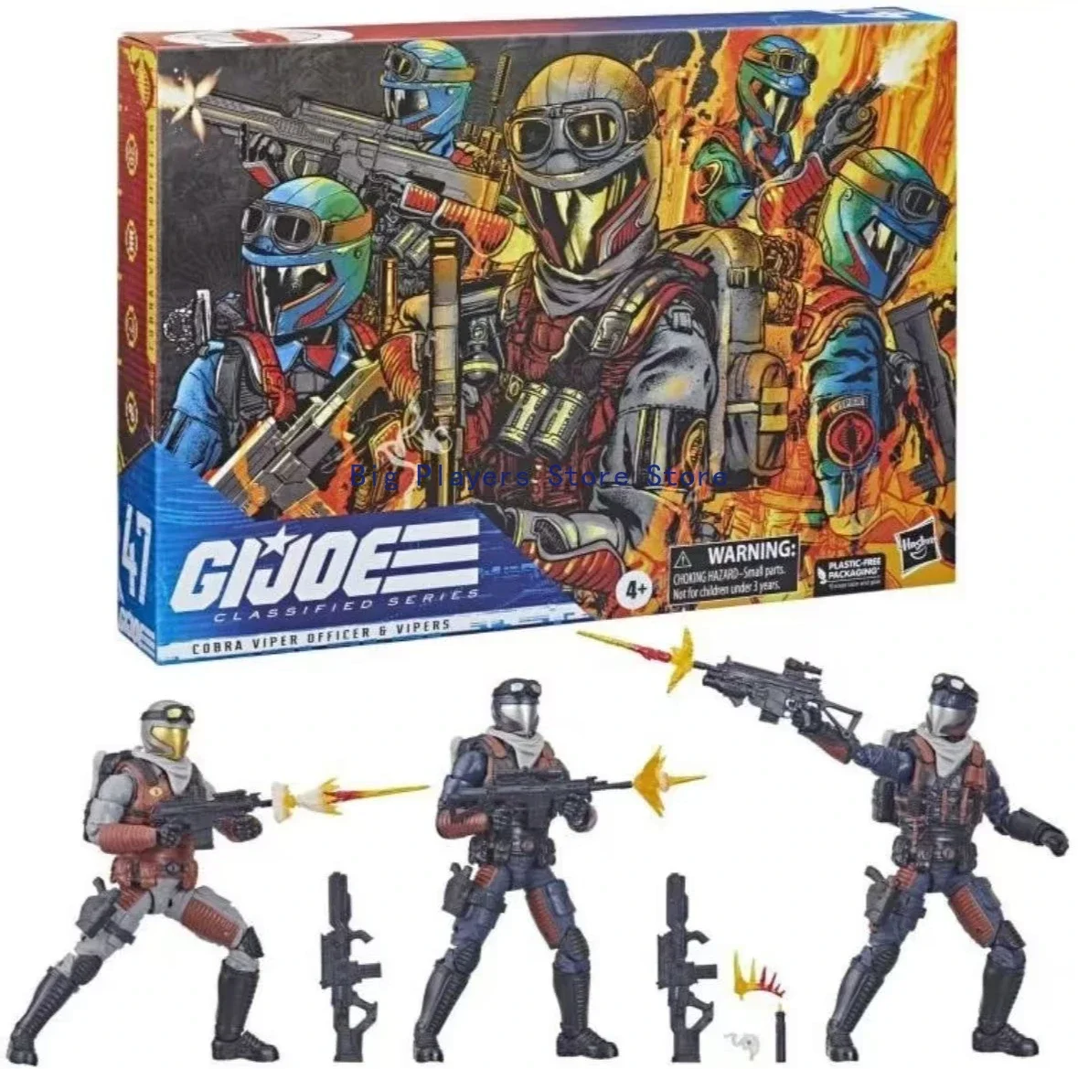 In Stock Hasbro Special Forces G.I. Joe Viper Cobra Monster Snake Demon Threesome Set
In Stock Hasbro Special Forces G.I. Joe Viper Cobra Monster Snake Demon Threesome Set