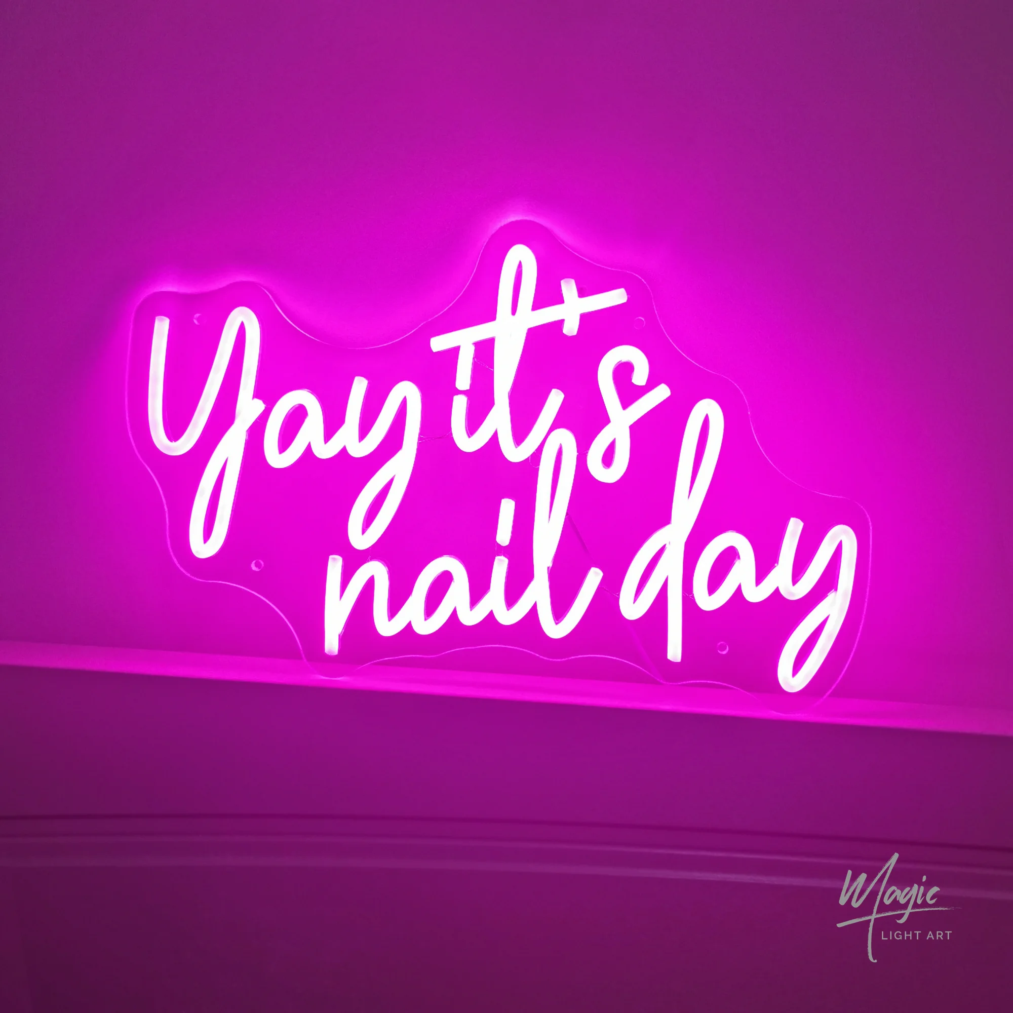 Yay It's Nail Day Neon Sign,LED Lights for Salon Bar,Beauty Room,Bedroom Great Gift For Nail Tech Girls,Christmas,Birthday
Yay It's Nail Day Neon Sign,LED Lights for Salon Bar,Beauty Room,Bedroom Great Gift For Nail Tech Girls,Christmas,Birthday