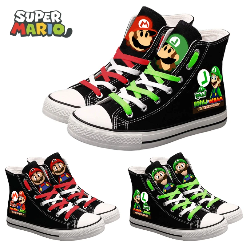Super Marios Bros Canvas Shoes Cartoon Figure Cosplay High Quality Print Tennis Shoe Sneakers Leisure Sports Shoes Gifts 
Super Marios Bros Canvas Shoes Cartoon Figure Cosplay High Quality Print Tennis Shoe Sneakers Leisure Sports Shoes Gifts