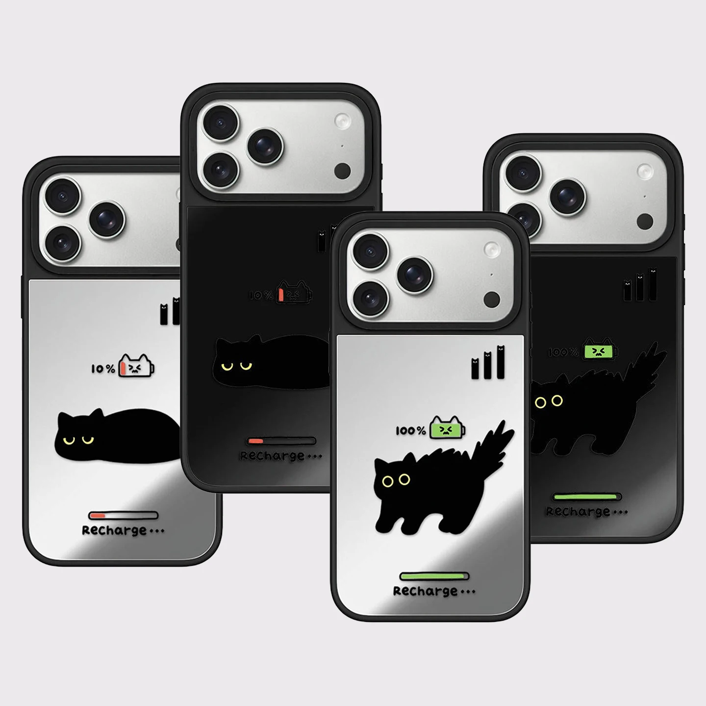 Cat Recharge Mirror Surface Magnetic Phone Case Cover for IPhone 12 13 14 15 16 17 Pro Max Case for IPhone 17 Air
Cat Recharge Mirror Surface Magnetic Phone Case Cover for IPhone 12 13 14 15 16 17 Pro Max Case for IPhone 17 Air