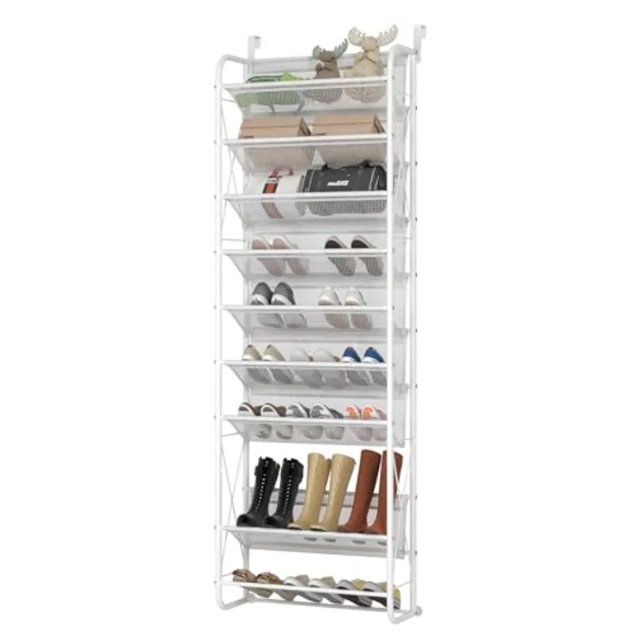 10 Tier Shoe Rack Hanging Shoe Storage the Door Shoe Rack for Closet Pantry Over The Door Shoe Organizer Wall Floating Shelves
10 Tier Shoe Rack Hanging Shoe Storage the Door Shoe Rack for Closet Pantry Over The Door Shoe Organizer Wall Floating Shelves