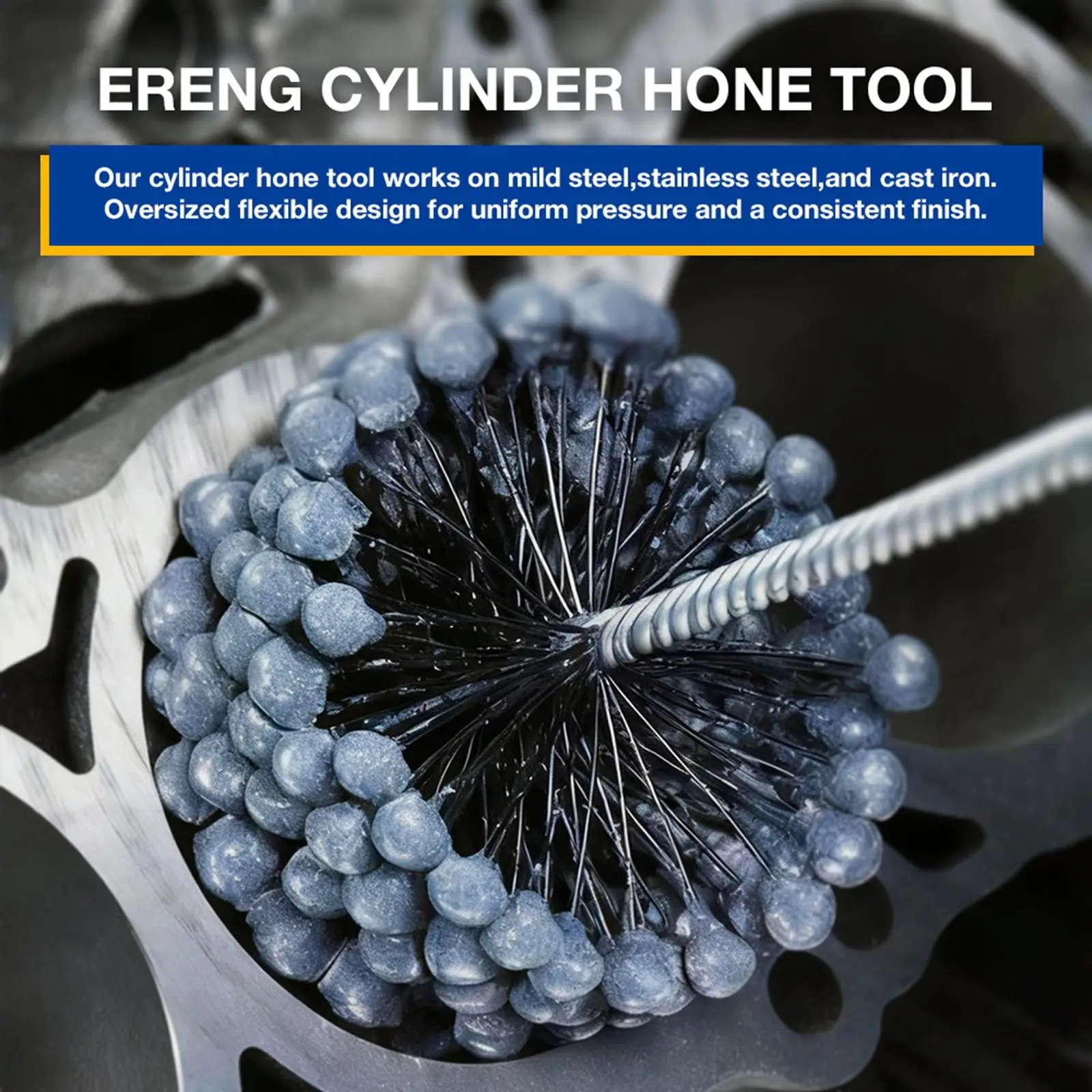 Cylinder Hone Brush for Cast Iron Multipurpose Multifunctional Deburring Tool for Valve Body Flexible Inner Hole Grinding Brush
Cylinder Hone Brush for Cast Iron Multipurpose Multifunctional Deburring Tool for Valve Body Flexible Inner Hole Grinding Brush