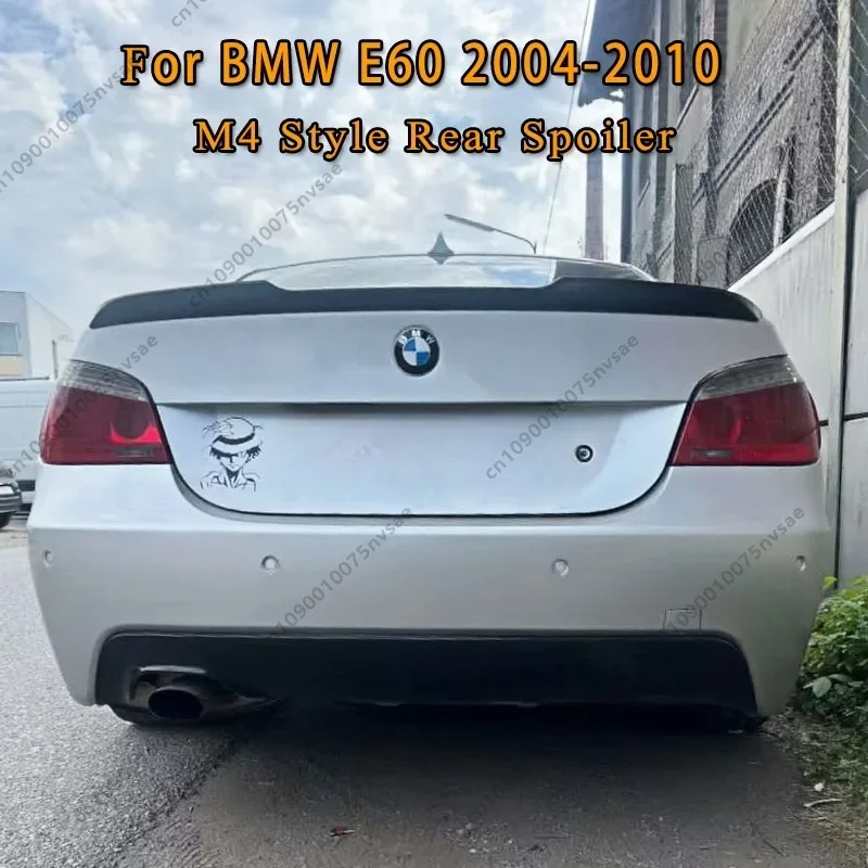 M4 Style Car Rear Spoiler Cap For BMW E60 520i 530i 535i 540i 550i M5 2004-2010 Rear Trunk Roof Boot Lip Spoiler Wing Tuning
M4 Style Car Rear Spoiler Cap For BMW E60 520i 530i 535i 540i 550i M5 2004-2010 Rear Trunk Roof Boot Lip Spoiler Wing Tuning