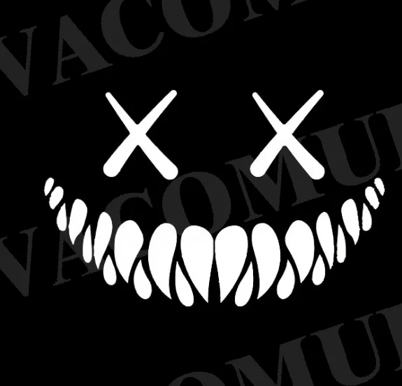 Demon Smiling Face Sticker Car-styling Decoration Reflective Waterproof Window Vinyl Laser Decal Car Accessories
Demon Smiling Face Sticker Car-styling Decoration Reflective Waterproof Window Vinyl Laser Decal Car Accessories