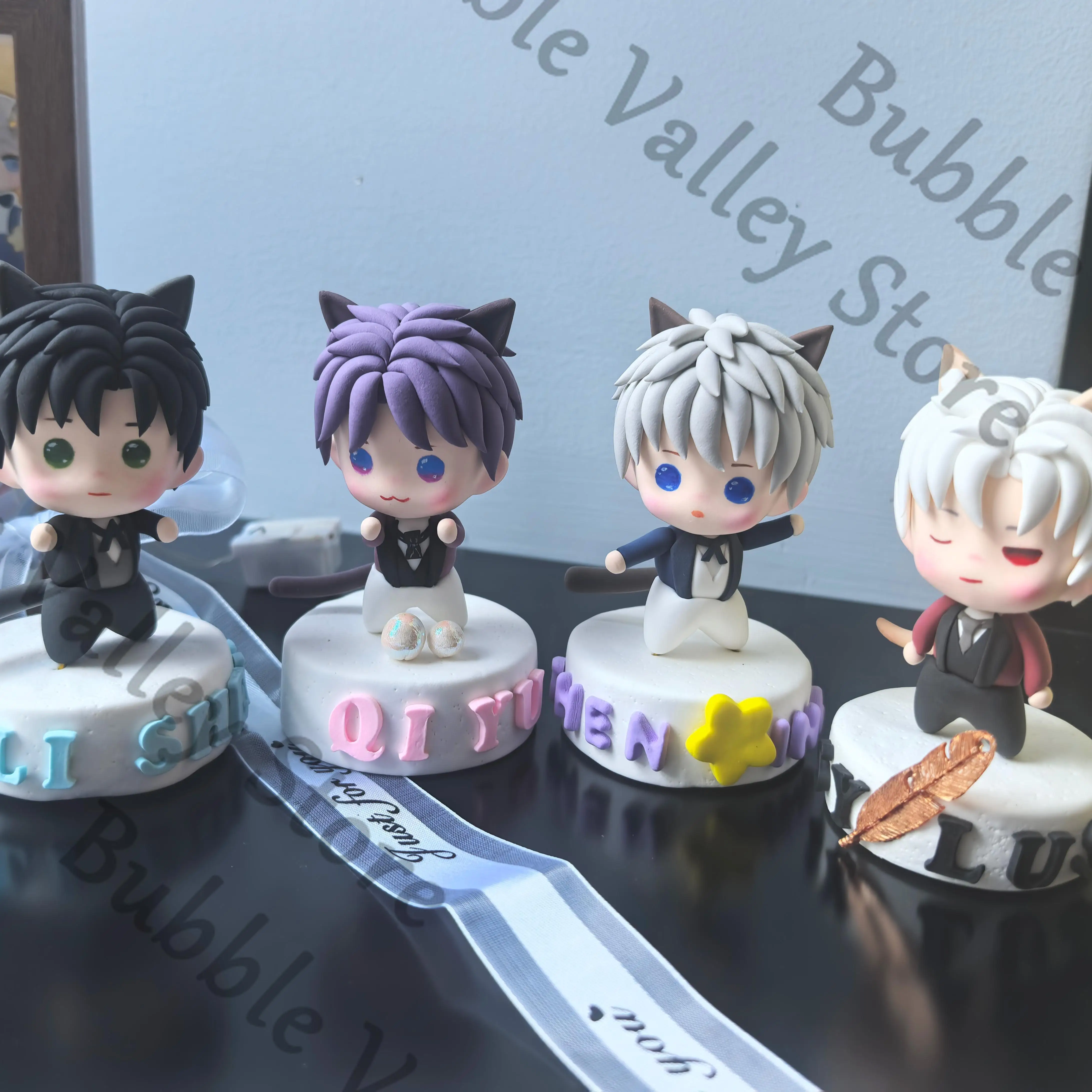 Anime Love and Deepspace Rafayel Sylus Zayne Xavier Cosplay Handmade Cat Series Garage Kits Model Cartoon Cute Figurine Gift
Anime Love and Deepspace Rafayel Sylus Zayne Xavier Cosplay Handmade Cat Series Garage Kits Model Cartoon Cute Figurine Gift