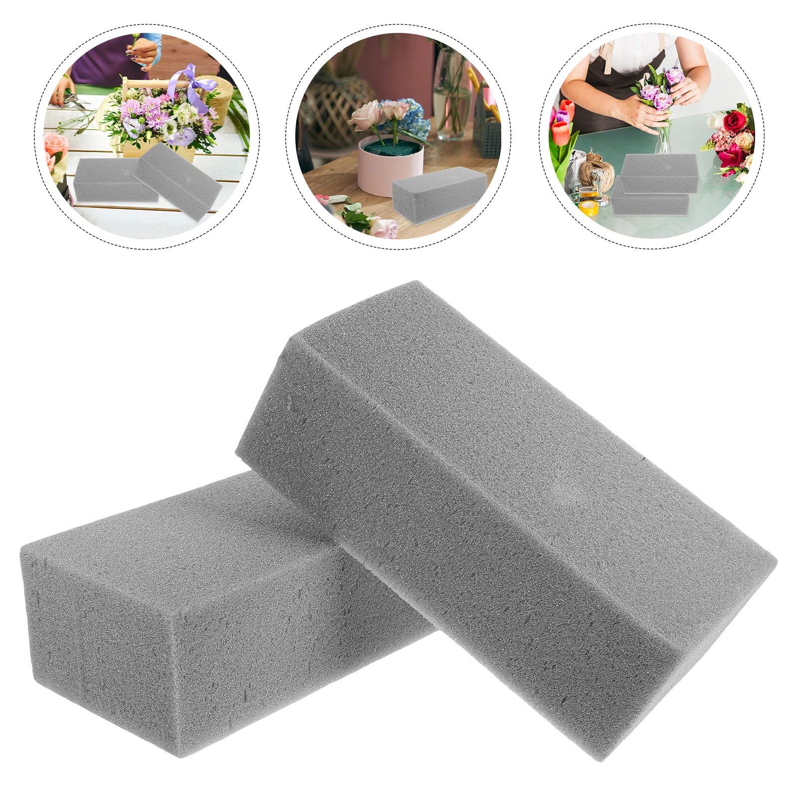 5pcs Gray Dried Flower Mud Sponge Blocks Reusable Foam for DIY Arrangements Craft High Density Practical
5pcs Gray Dried Flower Mud Sponge Blocks Reusable Foam for DIY Arrangements Craft High Density Practical