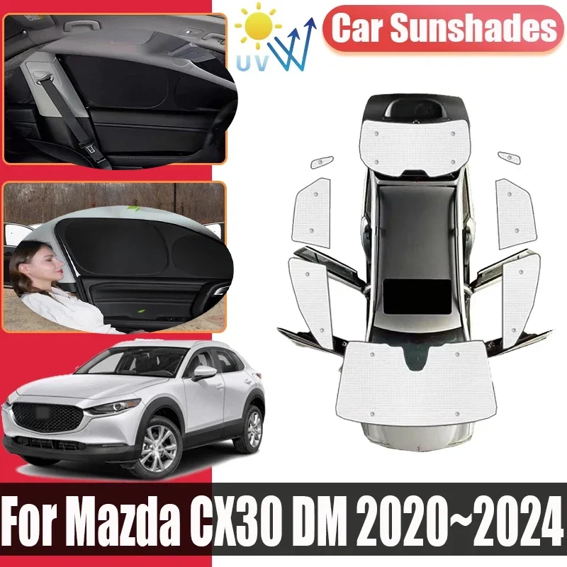 Auto Sunshades For Mazda CX 30 CX-30 CX30 DM Accessories 2020 2021~2024 Car Covers Full Coverage Sunshade Privacy Blocks Anti-UV
Auto Sunshades For Mazda CX 30 CX-30 CX30 DM Accessories 2020 2021~2024 Car Covers Full Coverage Sunshade Privacy Blocks Anti-UV