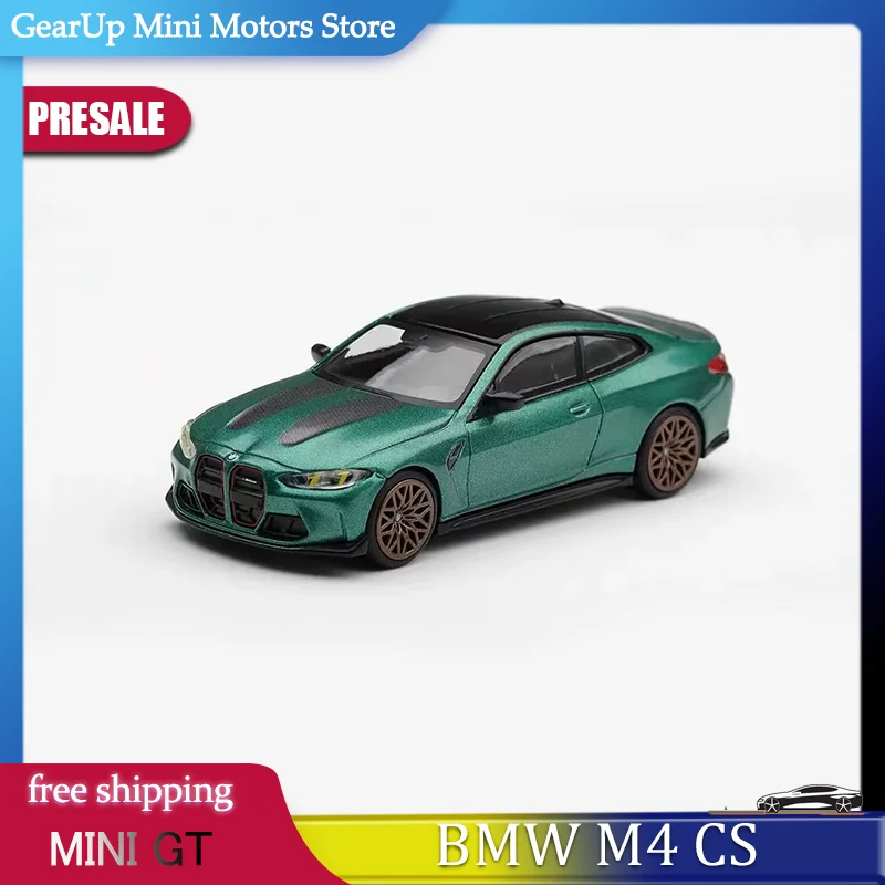 MINI GT 1:64 BMW M4 CS MGT01328 Isle of Man Green Matte Metallic Diecast Alloy Sports Car Model Collectible Gift for Auto Fans
MINI GT 1:64 BMW M4 CS MGT01328 Isle of Man Green Matte Metallic Diecast Alloy Sports Car Model Collectible Gift for Auto Fans